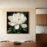 Floral Canvas Wall Art WAD1338-F 80 x 80 cm / Stretched on hidden frame