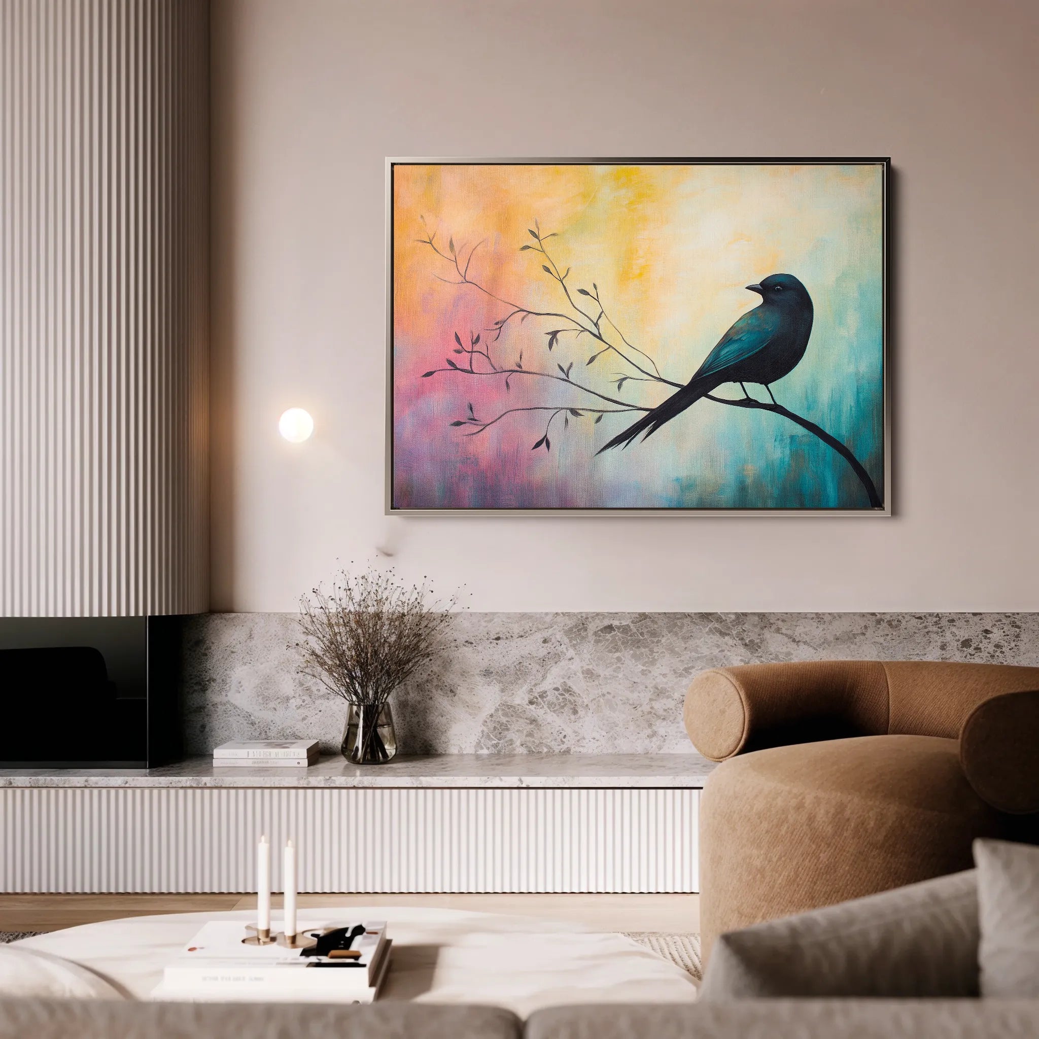 Animals Canvas Wall Art WAD134-AN 90 x 60 cm / Stretched on hidden frame