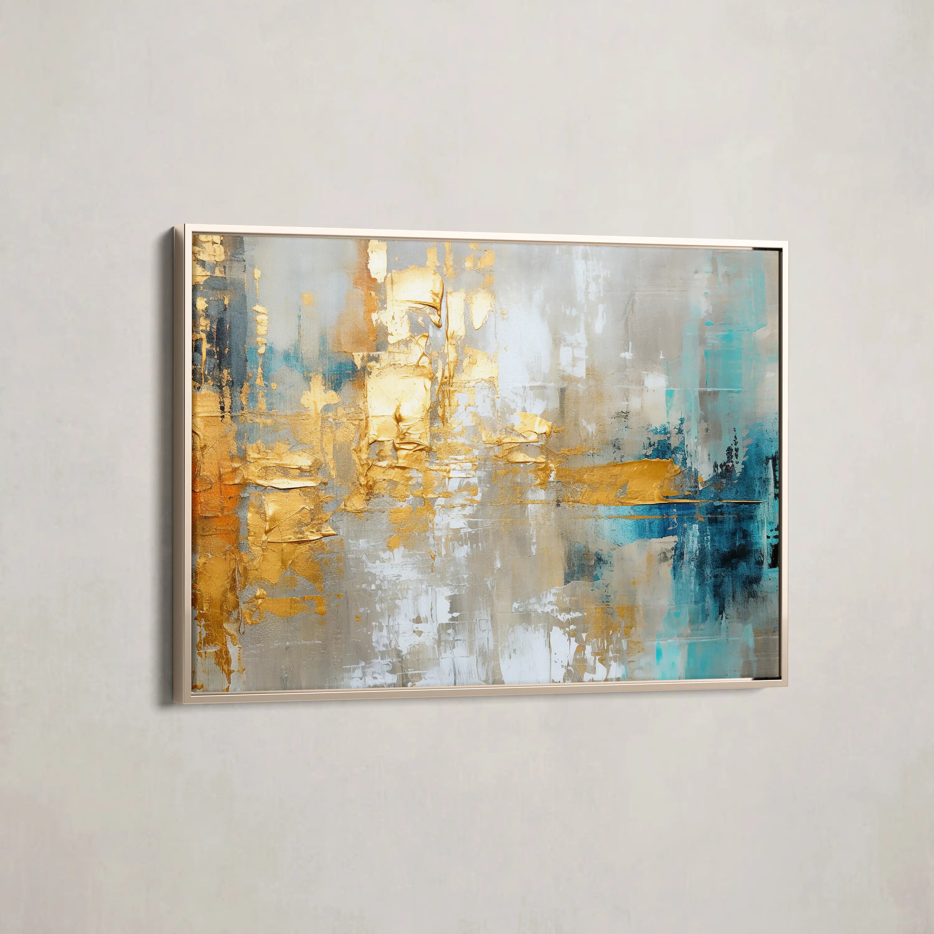 Abstract Canvas Wall Art WAD134-A 90 x 60 cm / Stretched on hidden frame