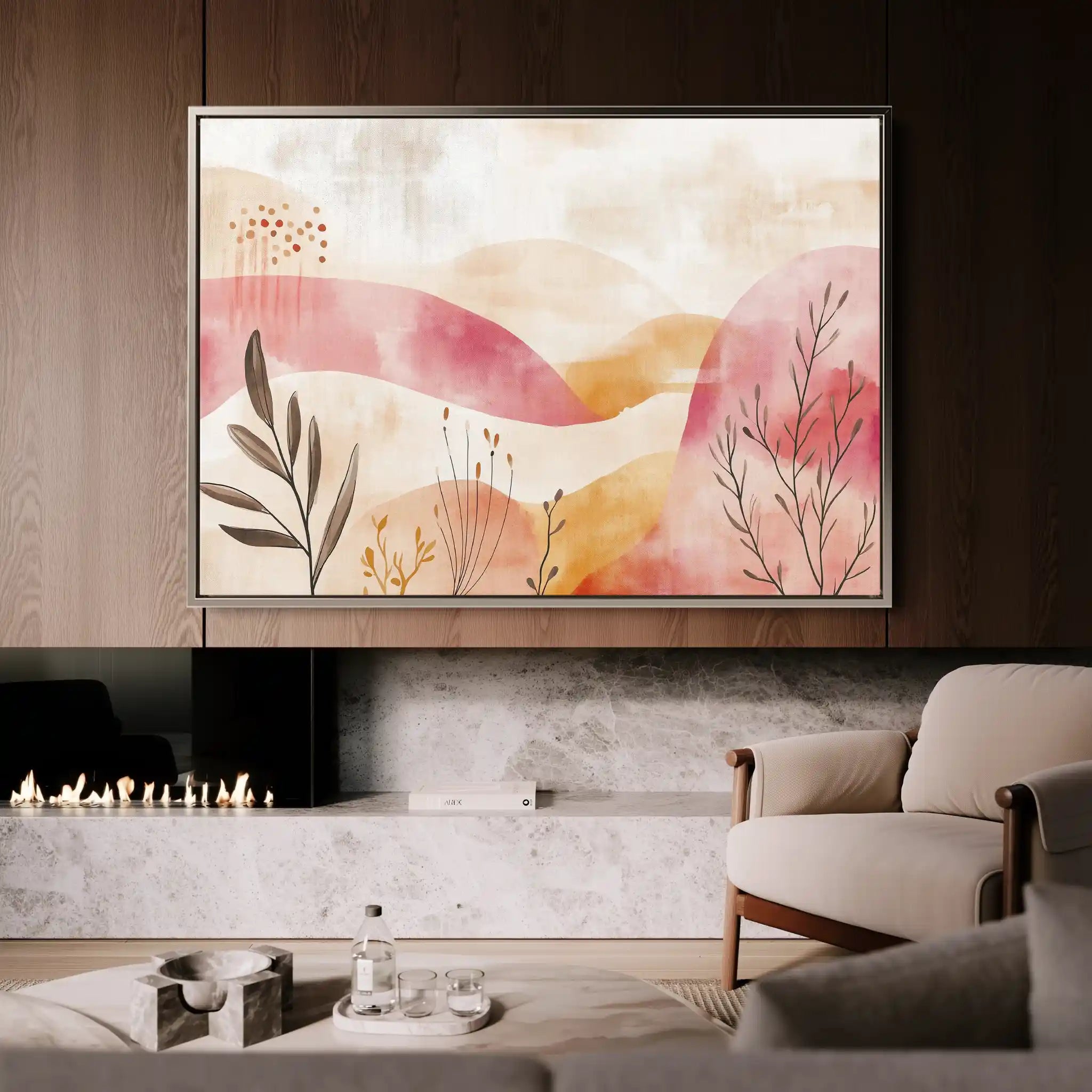 Boho 134 Canvas Art 90 x 60 cm / Stretched on hidden frame