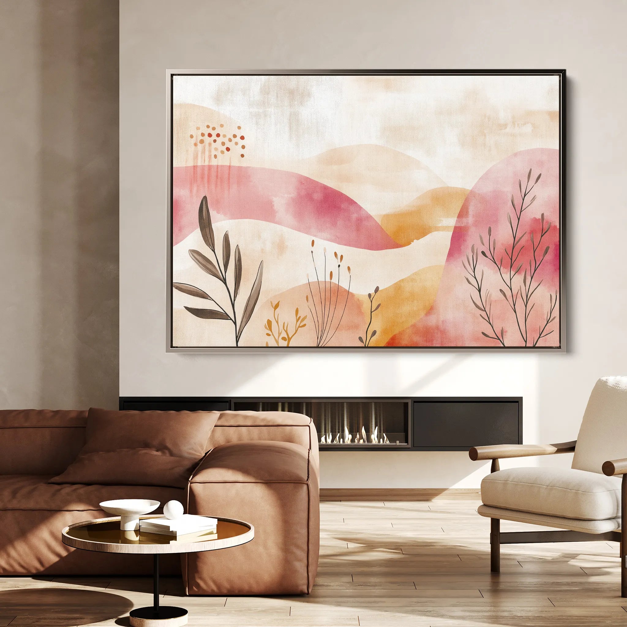 Boho Canvas Wall Art WAD134-BH 90 x 60 cm / Stretched on hidden frame