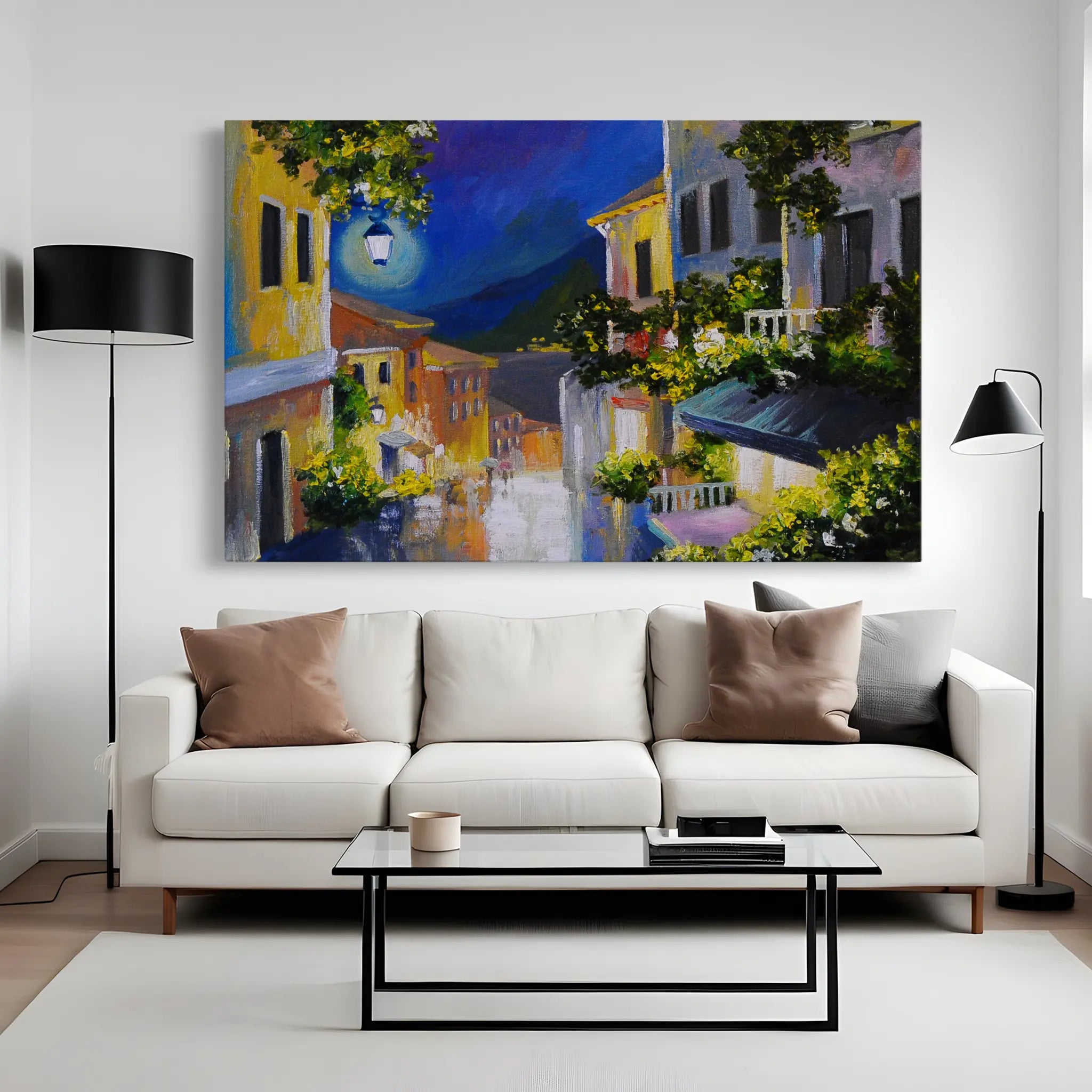 Landscape Canvas Wall Art WAD134-L 90 x 60 cm / Stretched on hidden frame