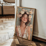 Portrait 134 Canvas Art 90 x 60 cm / Stretched on hidden frame