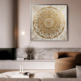 Abstract 1340 Canvas Art 60 x 60 cm / Stretched on hidden frame