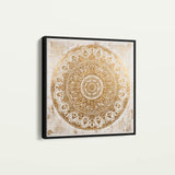 Abstract 1340 Canvas Art 60 x 60 cm / Stretched on hidden frame