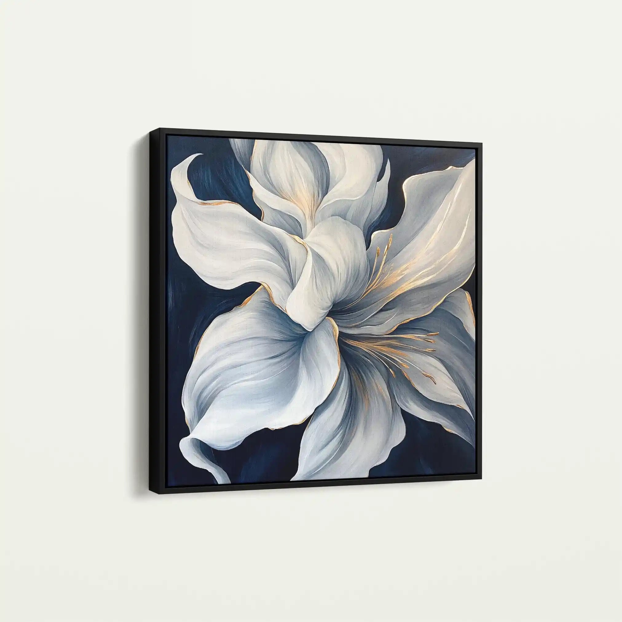 Floral Canvas Wall Art WAD1341-F 80 x 80 cm / Stretched on hidden frame