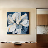 Floral Canvas Wall Art WAD1342-F 80 x 80 cm / Stretched on hidden frame