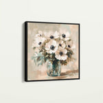 Floral Canvas Wall Art WAD1345-F 80 x 80 cm / Stretched on hidden frame