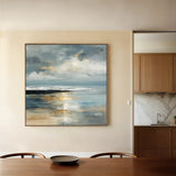 Abstract 1348 Canvas Art 60 x 60 cm / Stretched on hidden frame