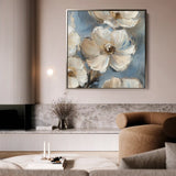 Floral Canvas Wall Art WAD1348-F 80 x 80 cm / Stretched on hidden frame