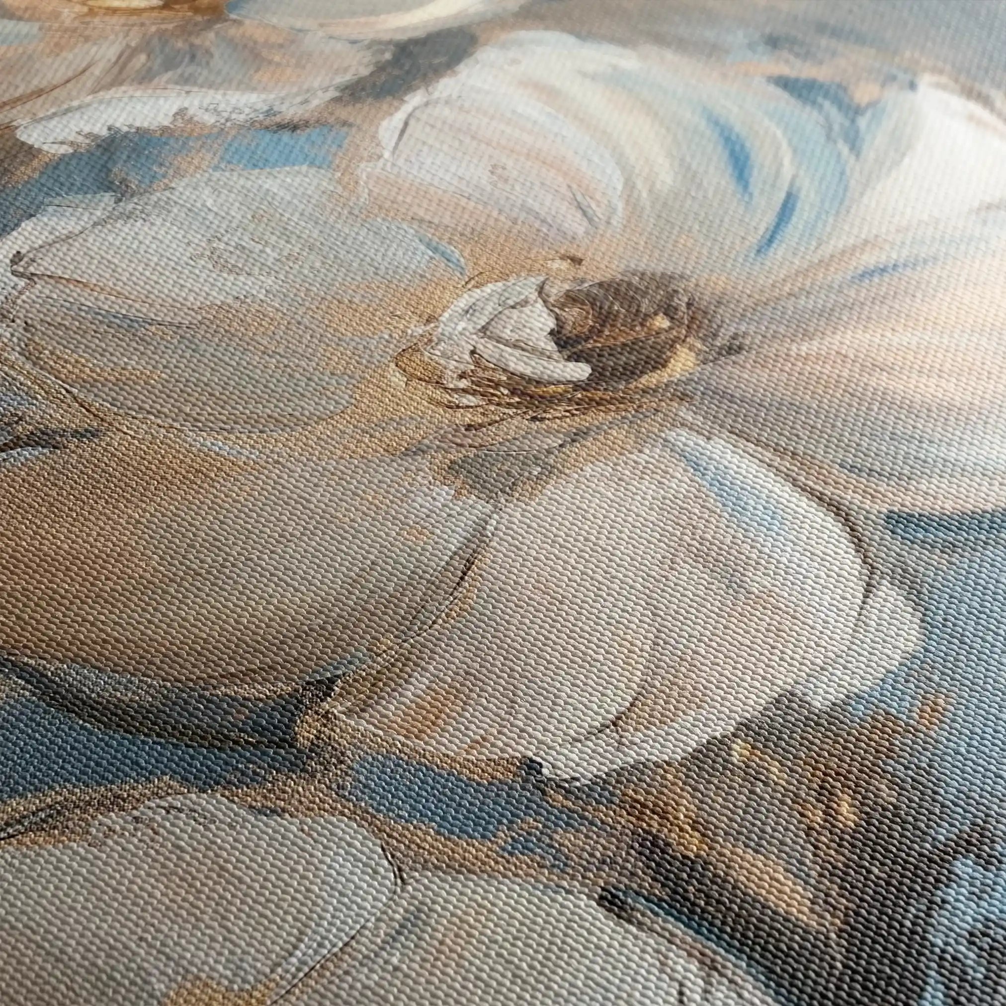 Floral Canvas Wall Art WAD1348-F 80 x 80 cm / Stretched on hidden frame