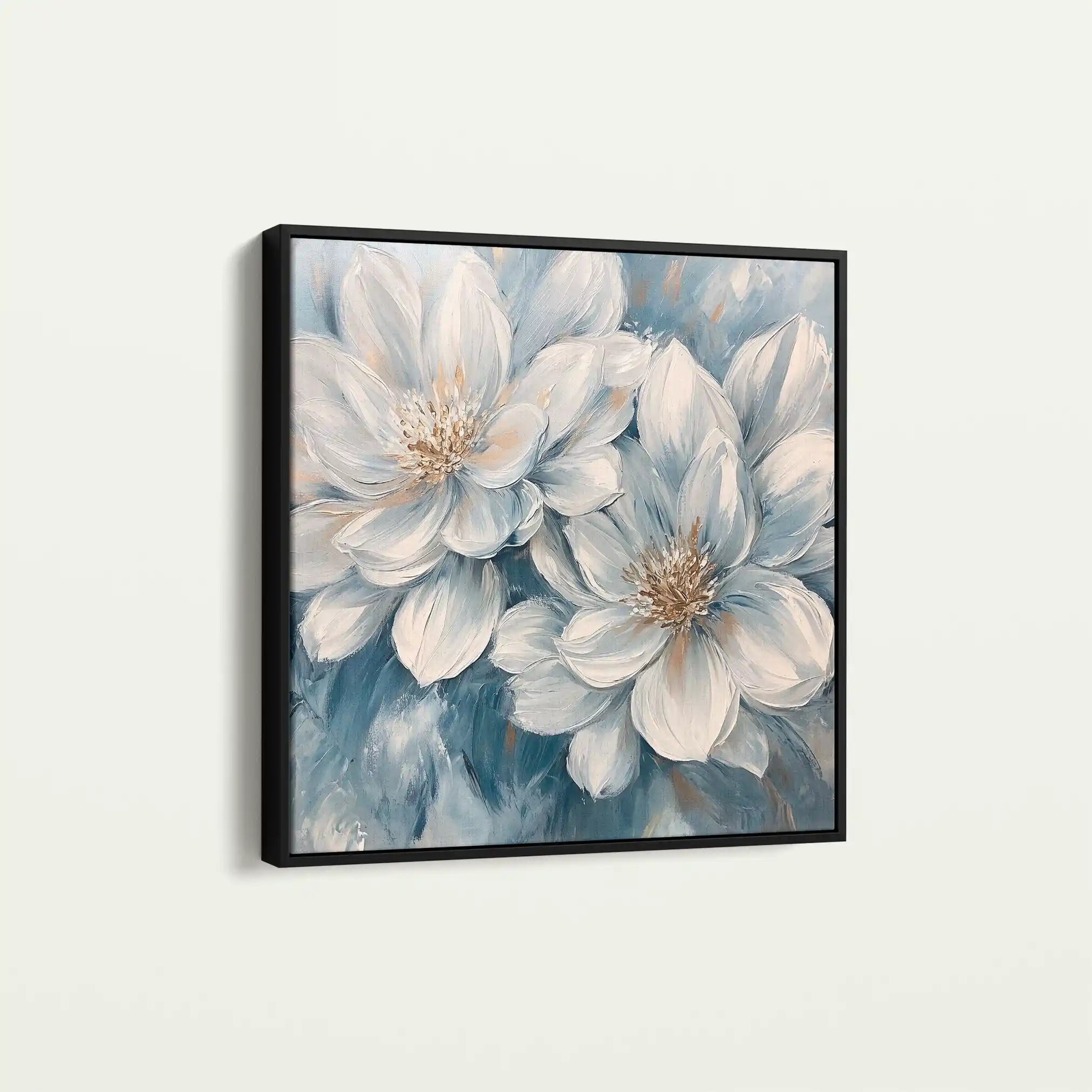 Floral Canvas Wall Art WAD1349-F 80 x 80 cm / Stretched on hidden frame