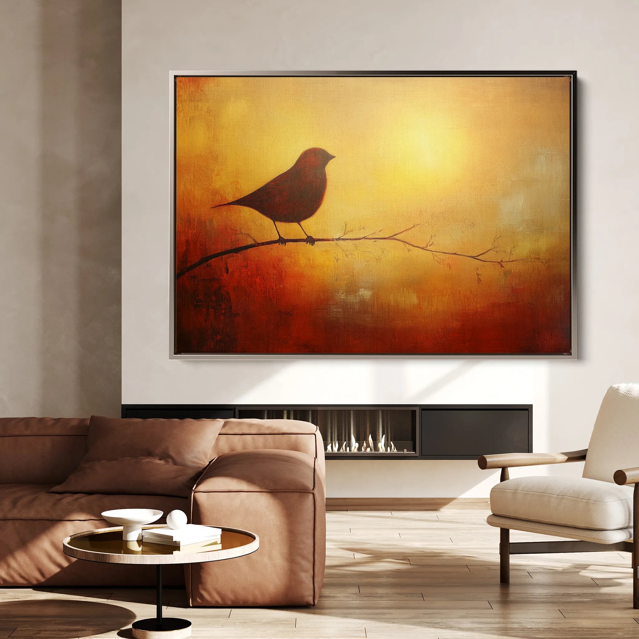 Animals Canvas Wall Art WAD135-AN 90 x 60 cm / Stretched on hidden frame