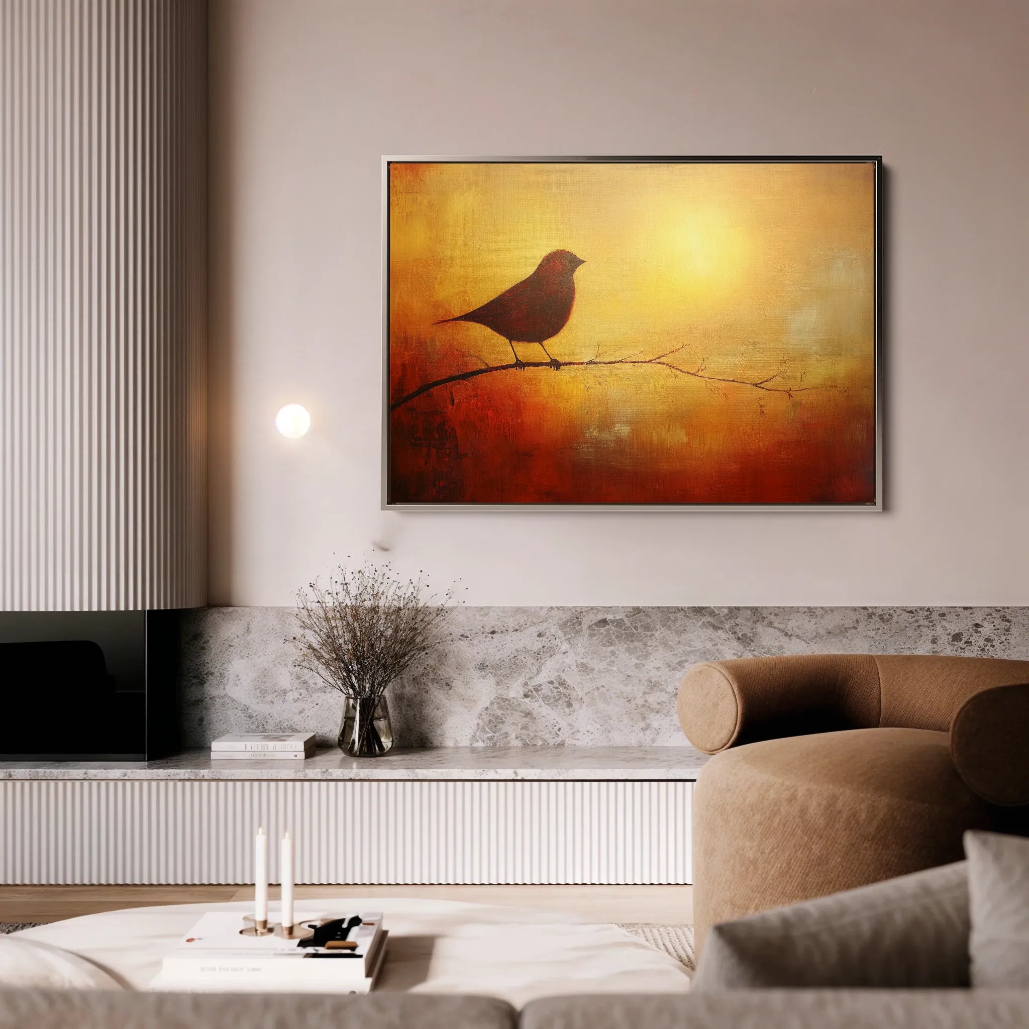 Animals Canvas Wall Art WAD135-AN 90 x 60 cm / Stretched on hidden frame