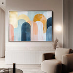 Boho 135 Canvas Art 90 x 60 cm / Stretched on hidden frame