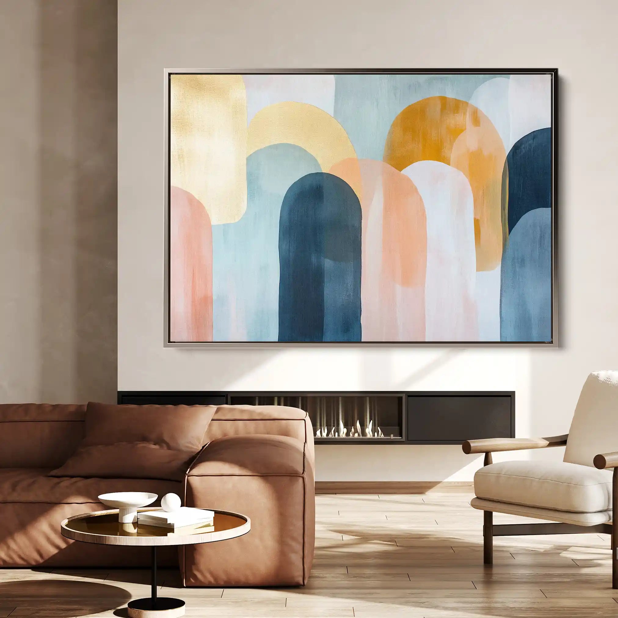 Boho 135 Canvas Art 90 x 60 cm / Stretched on hidden frame