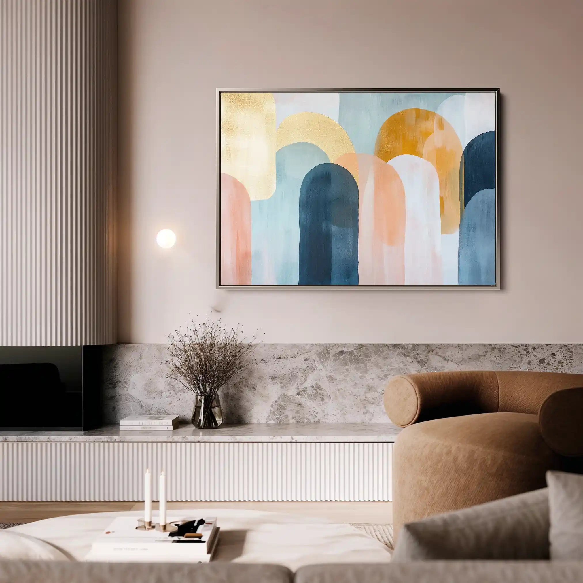 Boho 135 Canvas Art 90 x 60 cm / Stretched on hidden frame