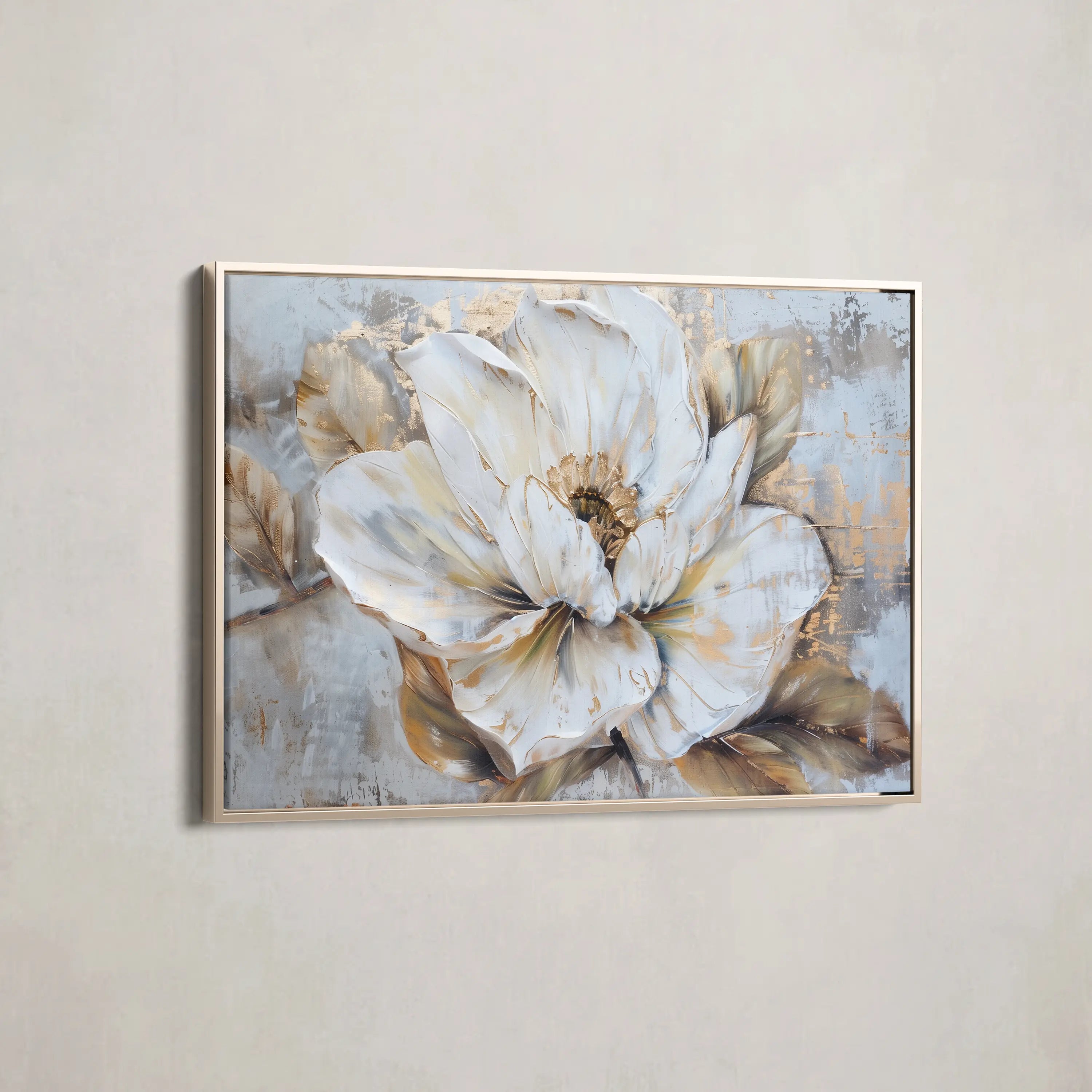 Floral Canvas Wall Art WAD135-F 90 x 60 cm / Stretched on hidden frame