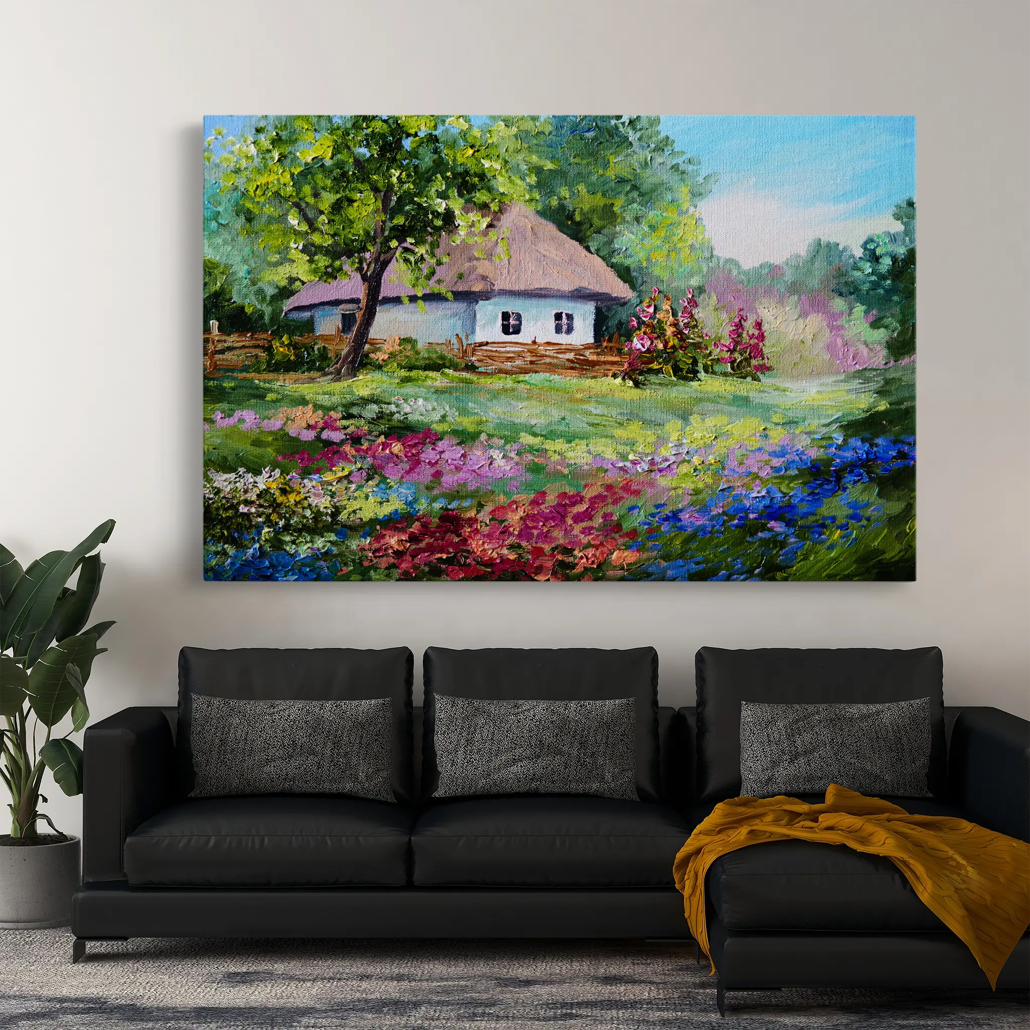 Landscape Canvas Wall Art WAD135-L 90 x 60 cm / Stretched on hidden frame