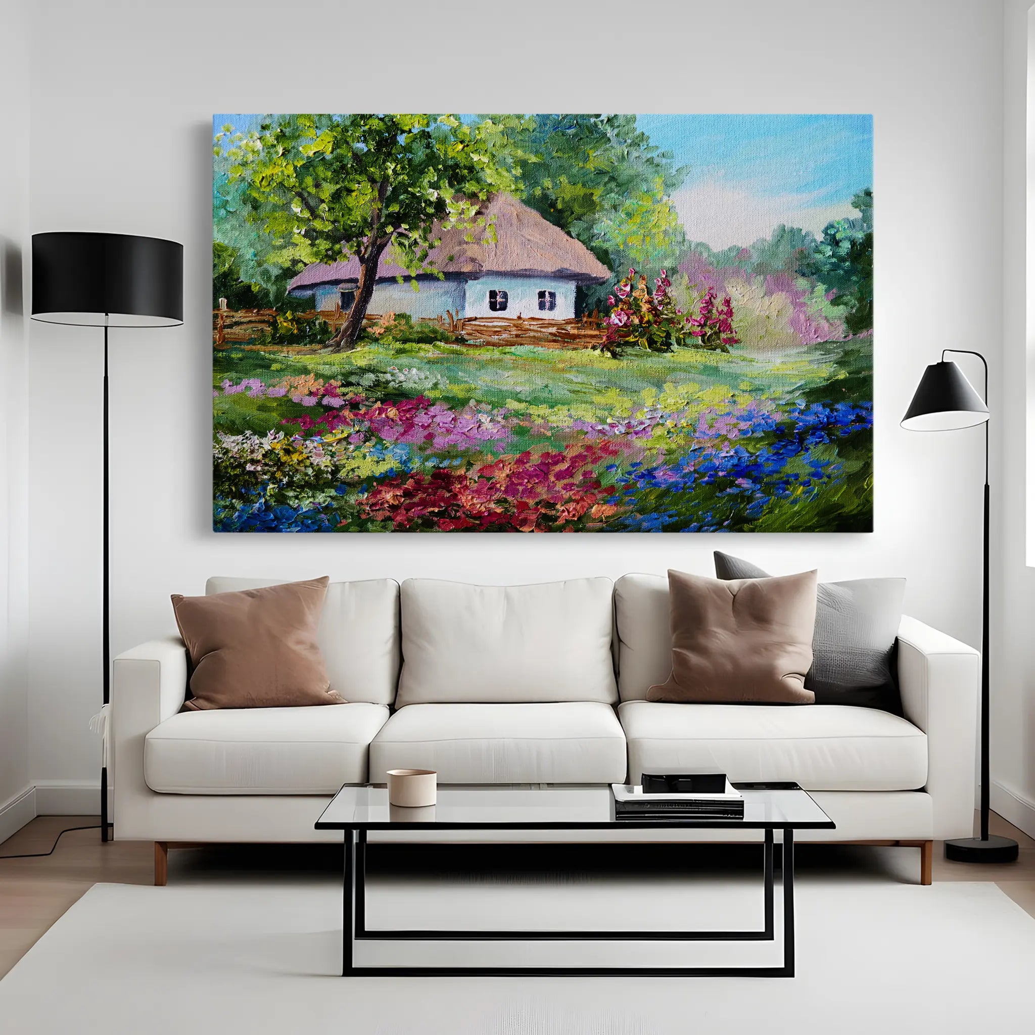 Landscape Canvas Wall Art WAD135-L 90 x 60 cm / Stretched on hidden frame