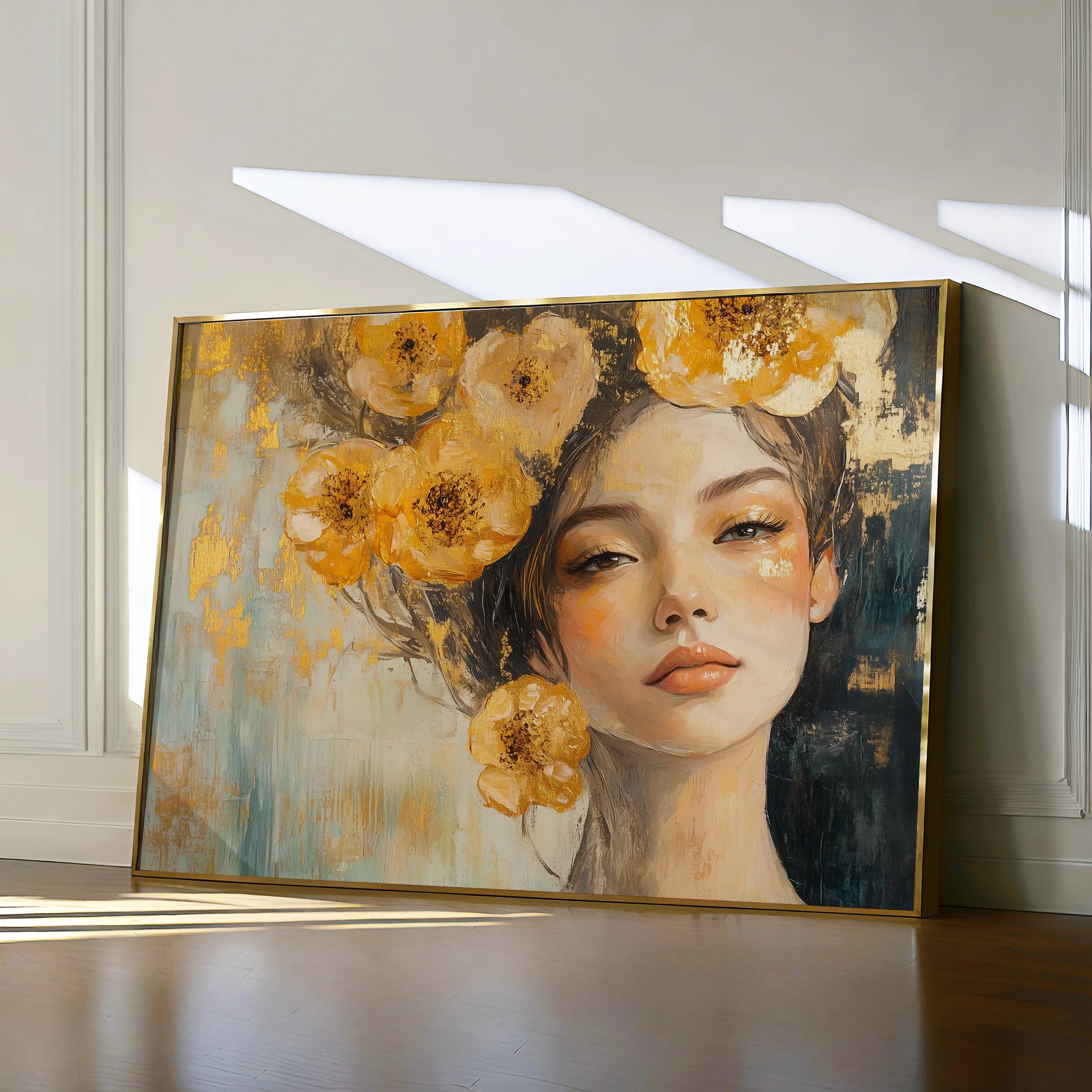 Portrait Canvas Wall Art WAD135-P 90 x 60 cm / Stretched on hidden frame