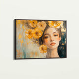 Portrait 135 Canvas Art 90 x 60 cm / Stretched on hidden frame