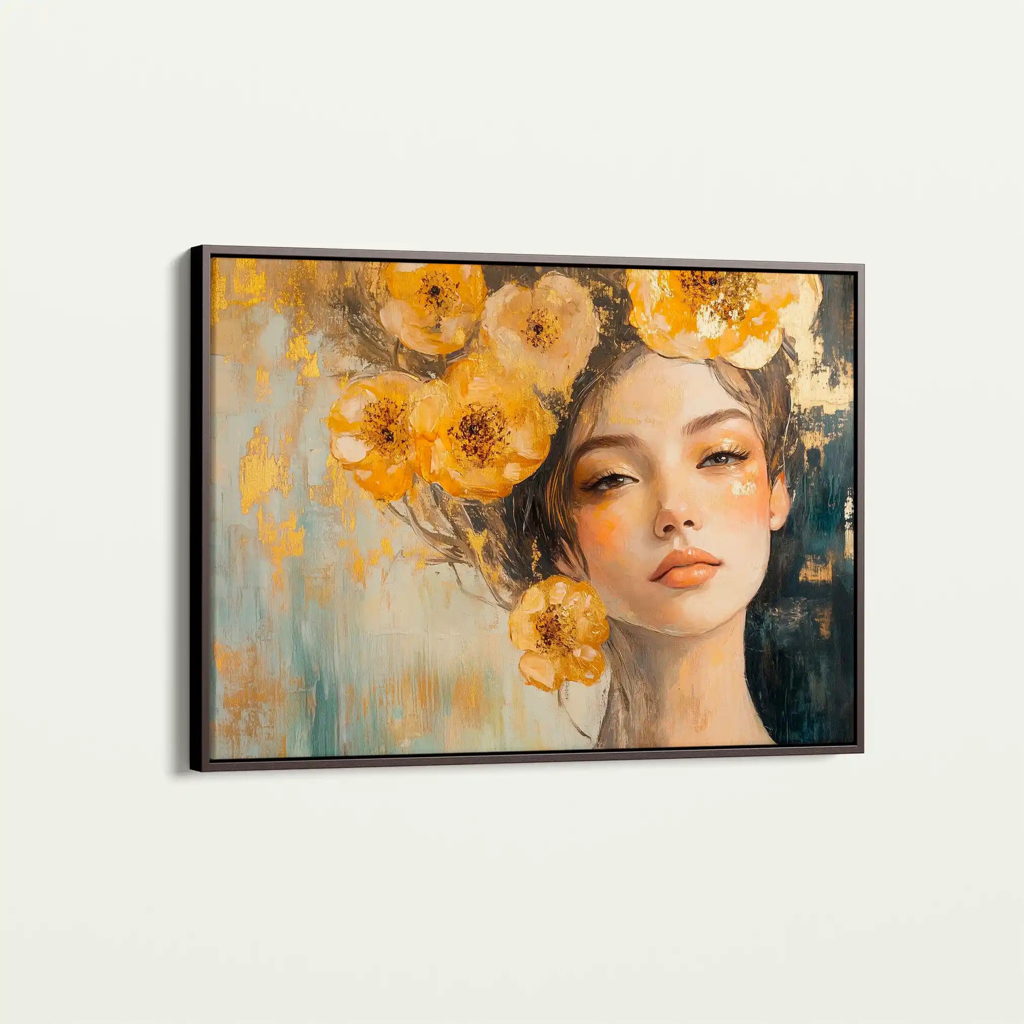 Portrait 135 Canvas Art 90 x 60 cm / Stretched on hidden frame