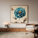 Floral Canvas Wall Art WAD1350-F 80 x 80 cm / Stretched on hidden frame