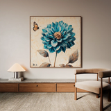 Floral Canvas Wall Art WAD1350-F 80 x 80 cm / Stretched on hidden frame
