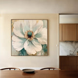 Floral Canvas Wall Art WAD1351-F 80 x 80 cm / Stretched on hidden frame