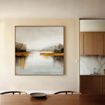 Abstract 1352 Canvas Art 60 x 60 cm / Stretched on hidden frame