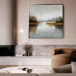 Abstract 1352 Canvas Art 60 x 60 cm / Stretched on hidden frame