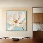 Floral Canvas Wall Art WAD1353-F 80 x 80 cm / Stretched on hidden frame