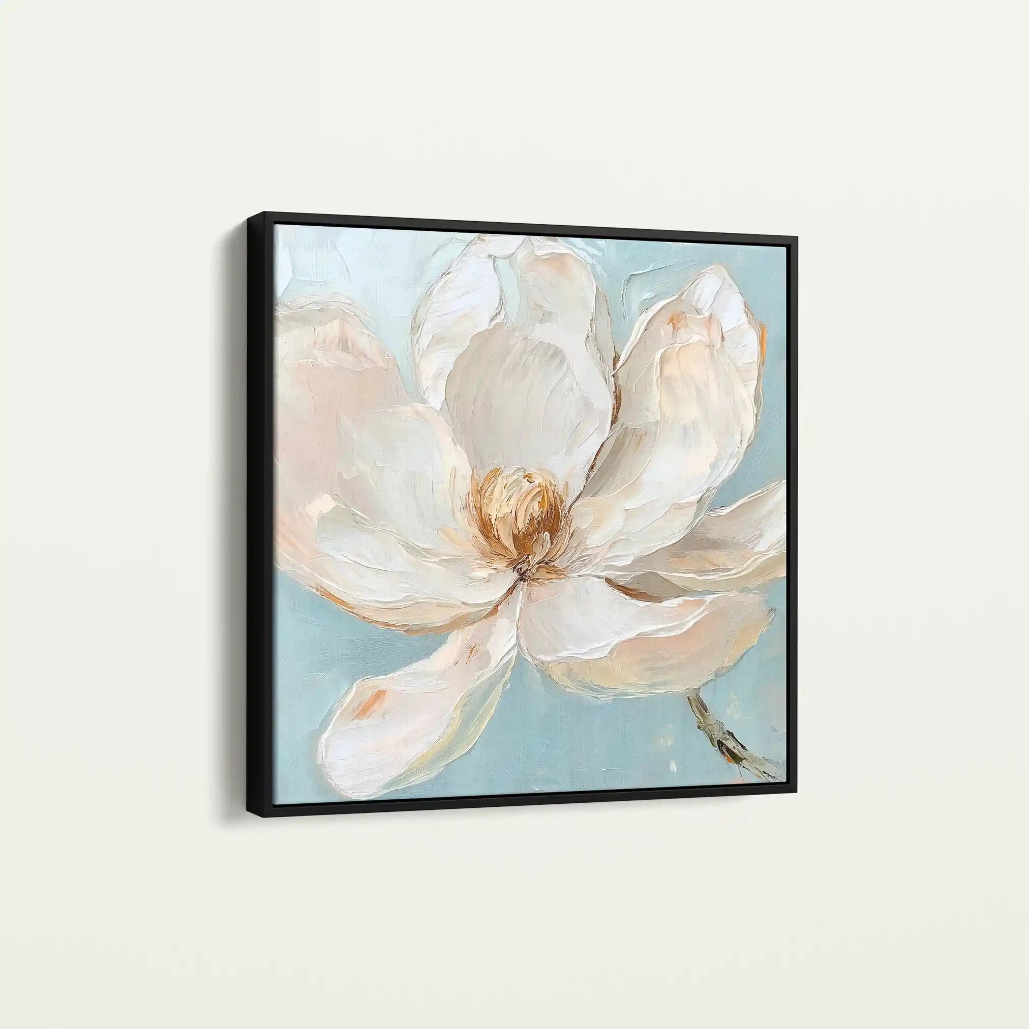 Floral Canvas Wall Art WAD1353-F 80 x 80 cm / Stretched on hidden frame