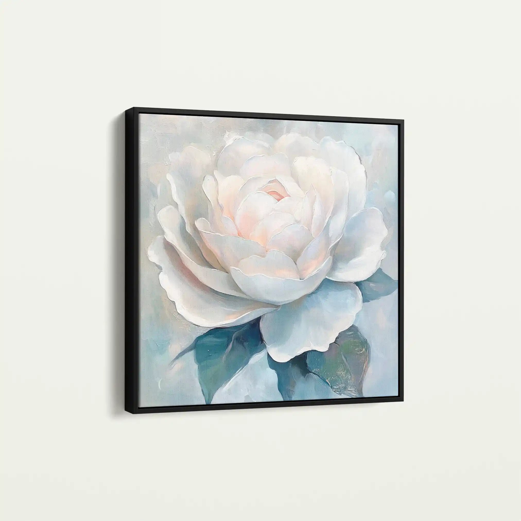Floral Canvas Wall Art WAD1358-F 80 x 80 cm / Stretched on hidden frame