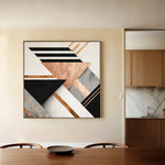 Abstract 1359 Canvas Art 60 x 60 cm / Stretched on hidden frame