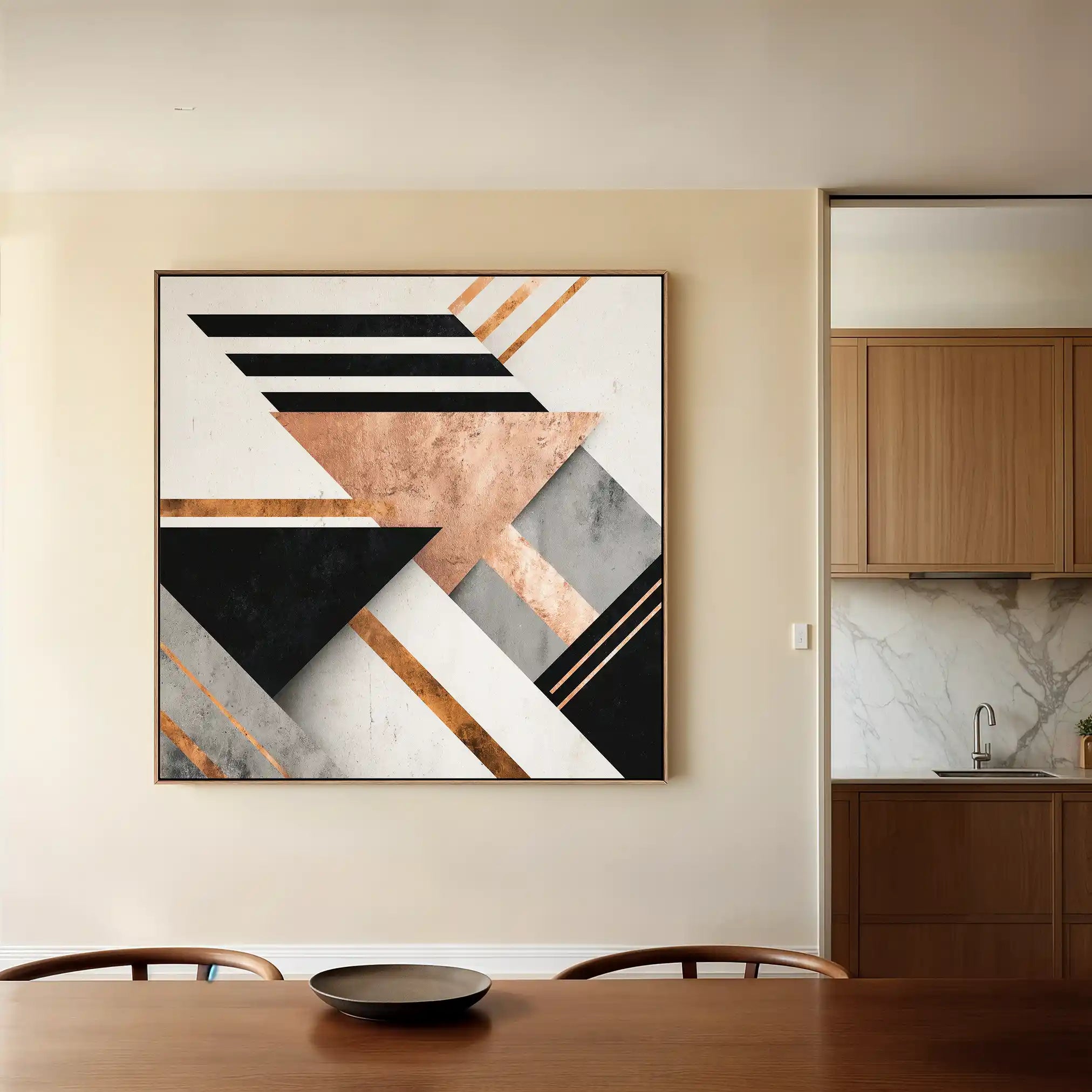 Abstract 1359 Canvas Art 60 x 60 cm / Stretched on hidden frame