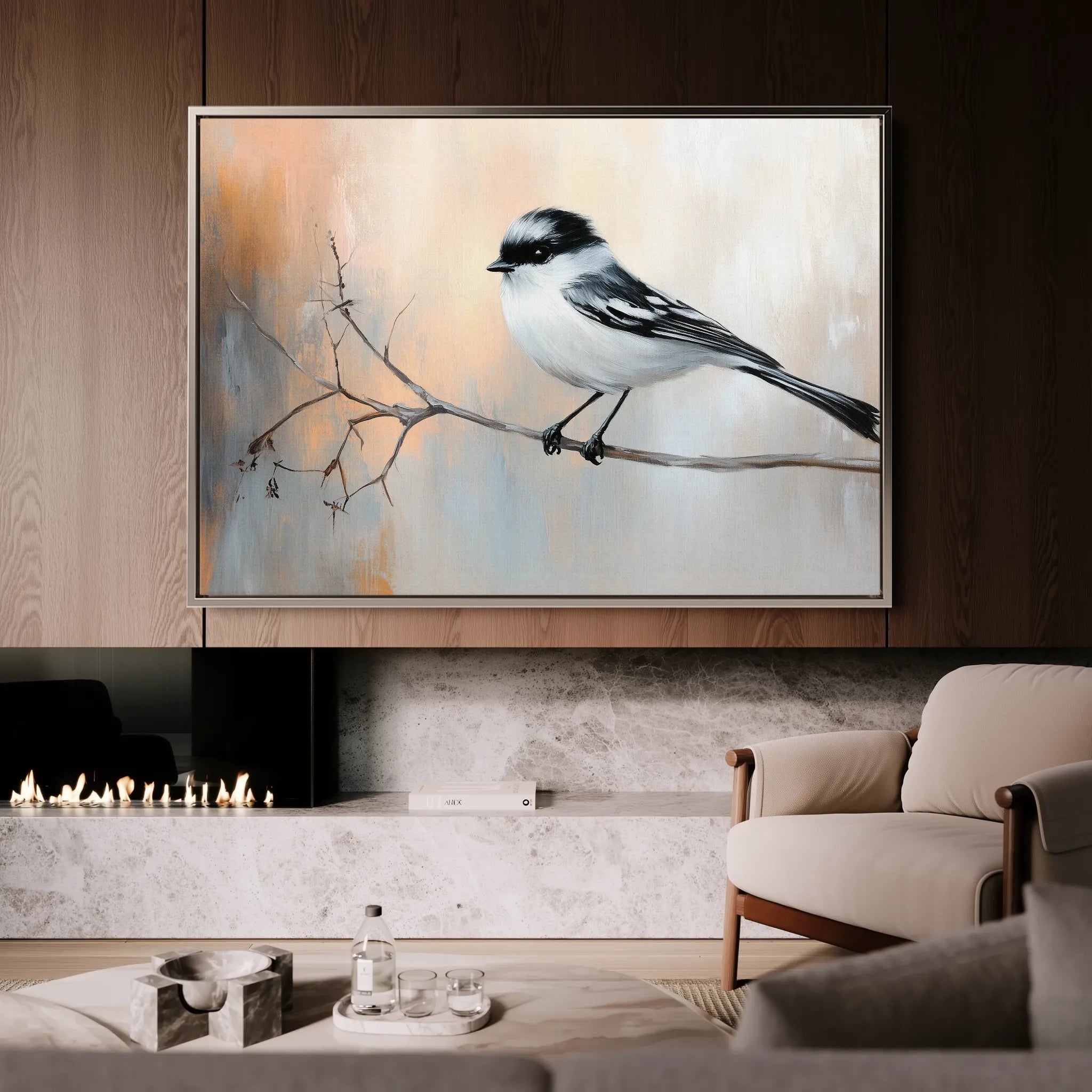 Animals Canvas Wall Art WAD136-AN 90 x 60 cm / Stretched on hidden frame