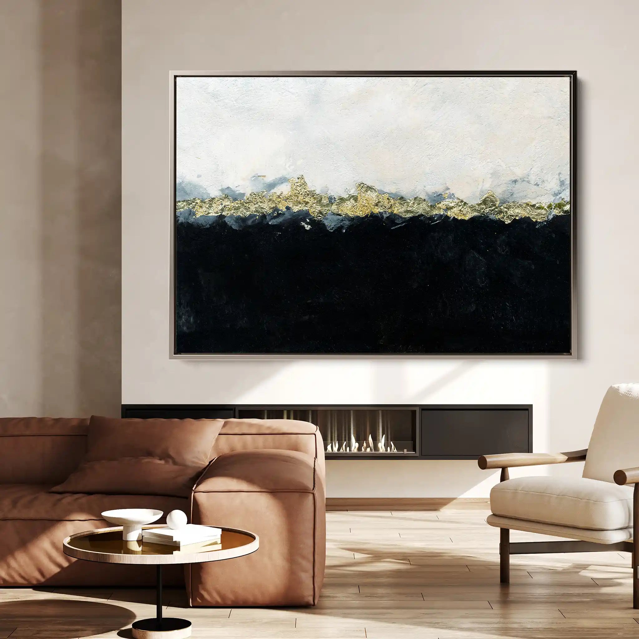 Abstract 136 Canvas Art 60 x 40 cm / Stretched on hidden frame