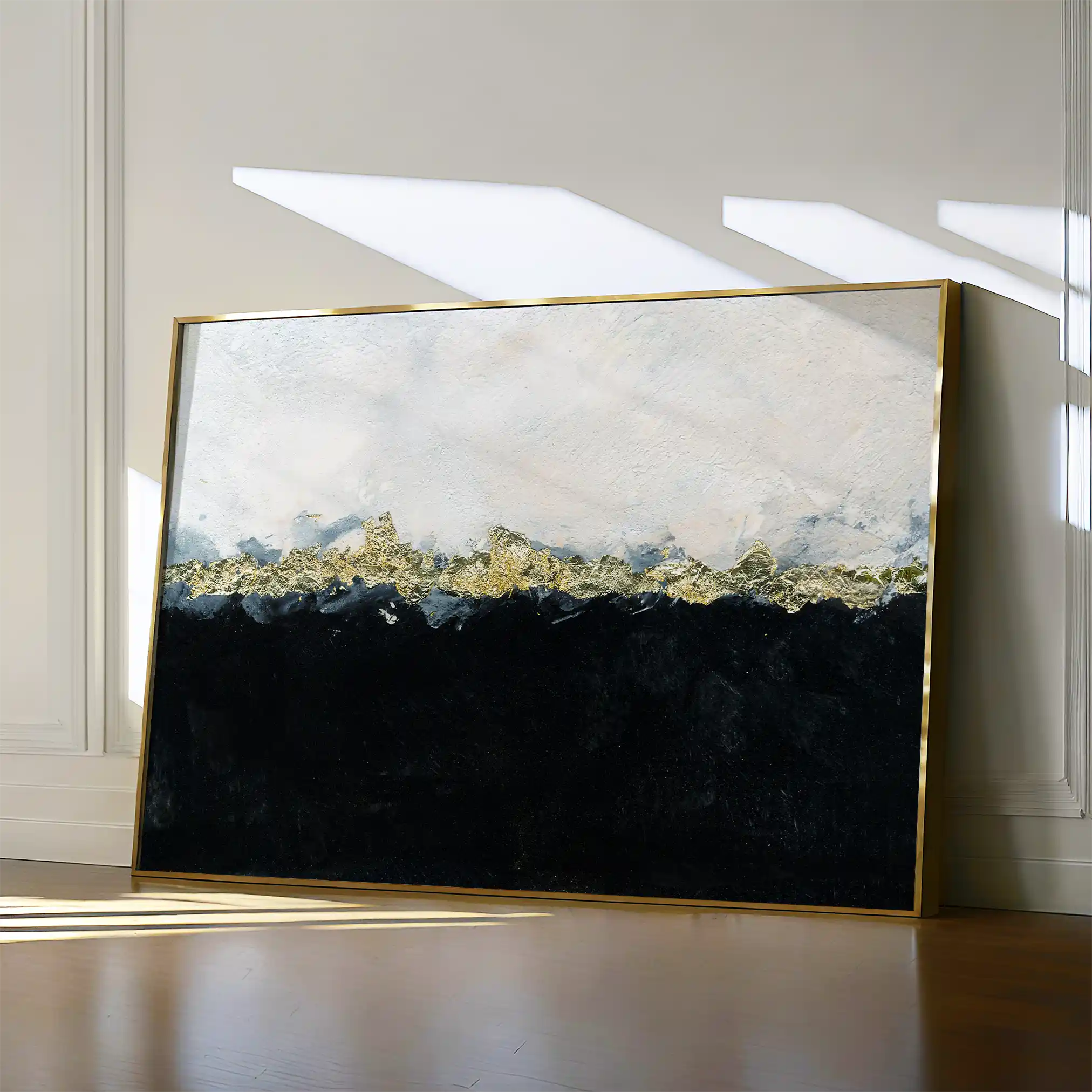 Abstract Canvas Wall Art WAD136-A 90 x 60 cm / Stretched on hidden frame