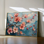 Floral Canvas Wall Art WAD136-F 90 x 60 cm / Stretched on hidden frame