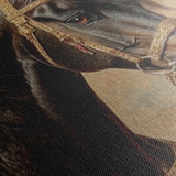 Horses 136 Canvas Art 90 x 60 cm / Stretched on hidden frame