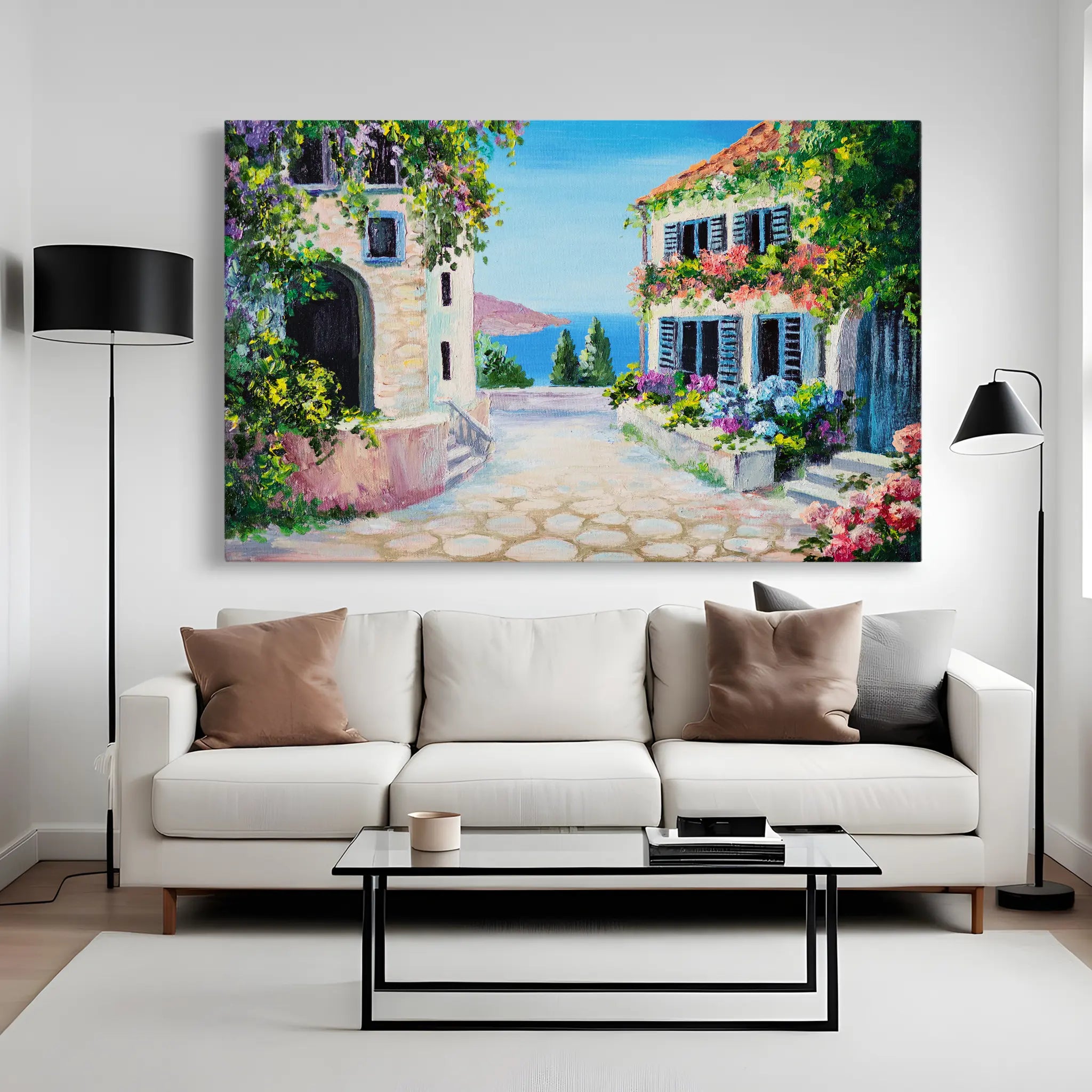 Landscape Canvas Wall Art WAD136-L 90 x 60 cm / Stretched on hidden frame