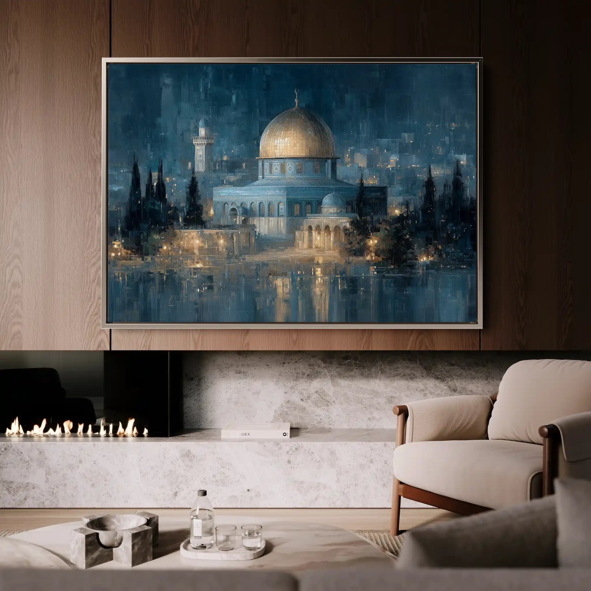 Palestine 136 Canvas Art 60 x 40 cm / Stretched on hidden frame