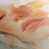 Portrait 136 Canvas Art 90 x 60 cm / Stretched on hidden frame