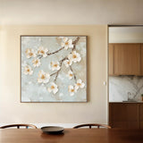 Floral Canvas Wall Art WAD1361-F 80 x 80 cm / Stretched on hidden frame