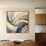 Abstract 1365 Canvas Art 60 x 60 cm / Stretched on hidden frame