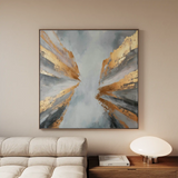 Abstract 1366 Canvas Art 60 x 60 cm / Stretched on hidden frame