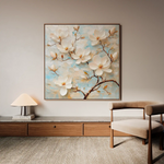 Floral Canvas Wall Art WAD1368-F 80 x 80 cm / Stretched on hidden frame