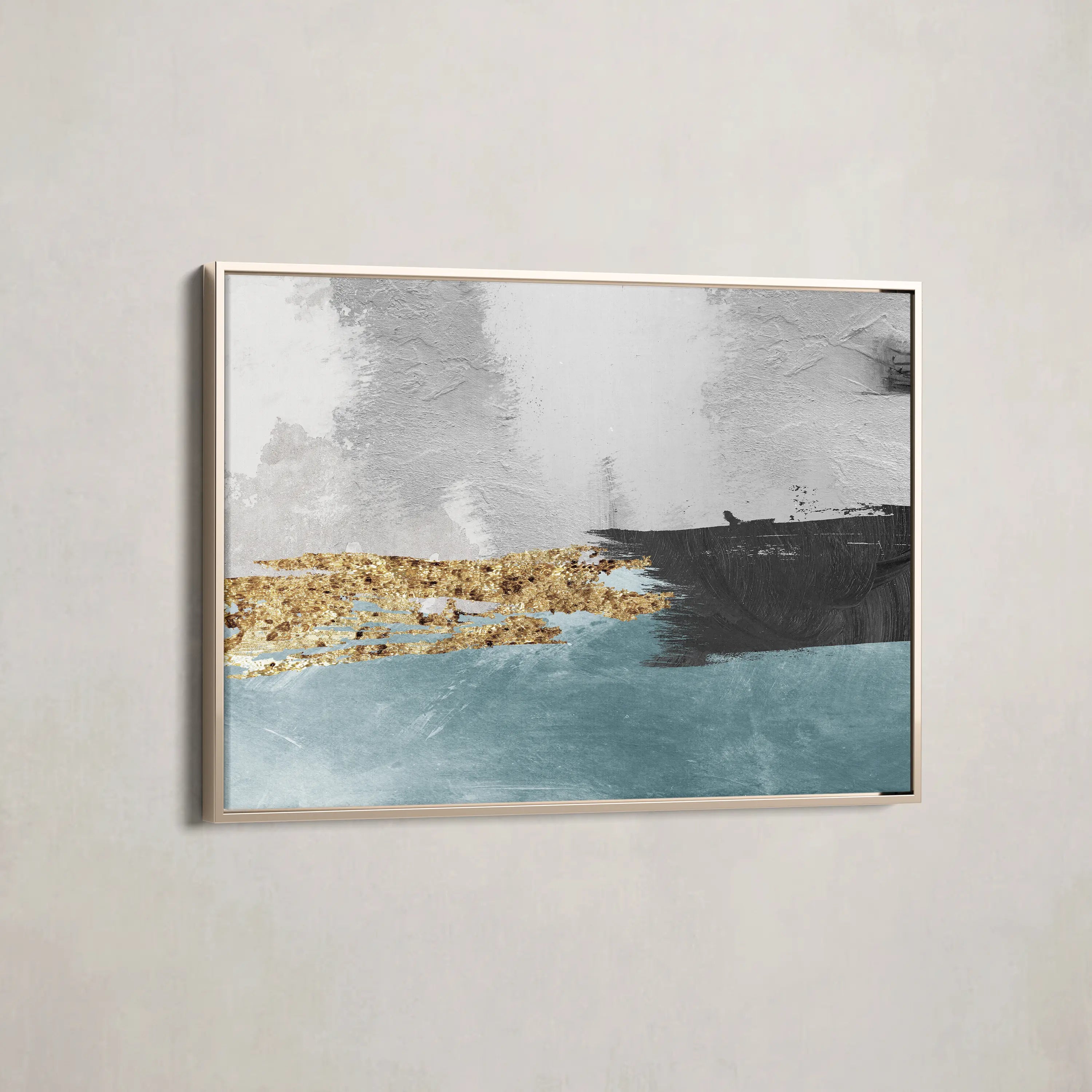 Abstract Canvas Wall Art WAD137-A 90 x 60 cm / Stretched on hidden frame